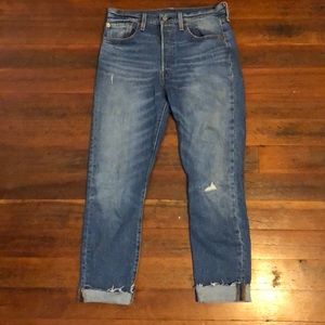 NWOT women’s Levi’s 501’s high waisted denim